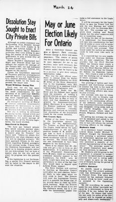 Ontario Scrapbook Hansard, 24 Mar 1945
