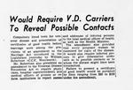 Would Require VD Carriers To Reveal Possible Contacts