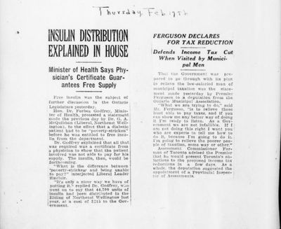 Ontario Scrapbook Hansard, 17 Feb 1927