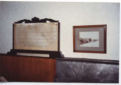 Tablet in Tintern Church