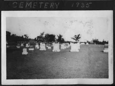 Vineland Cemetery 1935