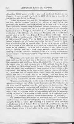 Rittenhouse School and Gardens - Biography (Pg. 12)