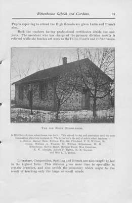 Rittenhouse School and Gardens Pg. 27