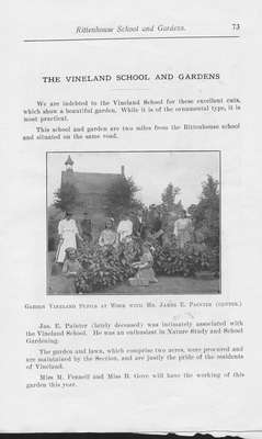 Rittenhouse School and Gardens Pg. 73