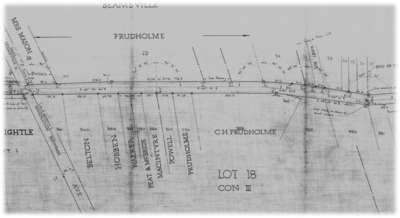 Plan of the King's Highway in the Township of Clinton, County of Lincoln.