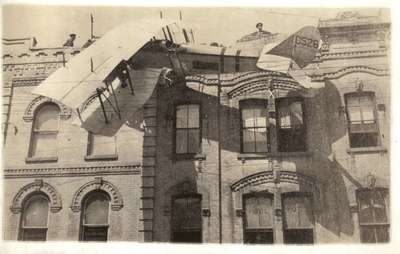 Royal Flying Corps  - Plane Snagged in Wires