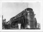 Royal Visit, 1939 - Pilot Train Arrives at Glencoe, Ontario