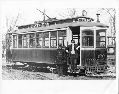 London Street Railway, West London Streetcar #120, London, Ontario