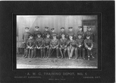 A.M.C. Training Depot, No.1, Wolseley Barracks, London, Ontario