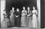 Unidentified group of six women, London, Ontario