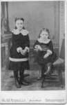 Portrait of two unidentified young girls, Strathroy, Ontario