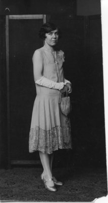 Full length portrait of Helen A. McMillan, Toronto, Ontario