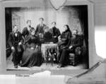 Portrait of an unidentified family of eight, London, Ontario