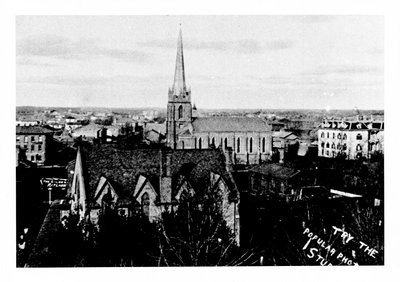 Richmond Street looking north from St. Paul's Cathedral, London, Ontario