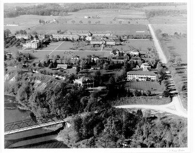 Aerial Photograph of the Queen Alexandra Sanatorium, London, Ontairo