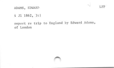 Adams, Edward