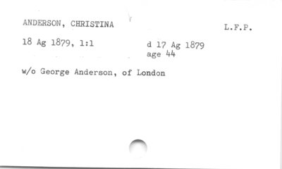 Anderson, Christina