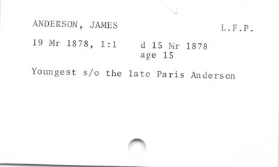 Anderson, James