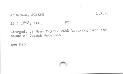 Anderson, Joseph