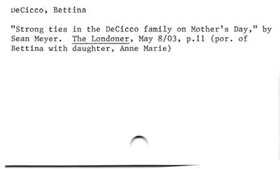 DeCicco, Bettina