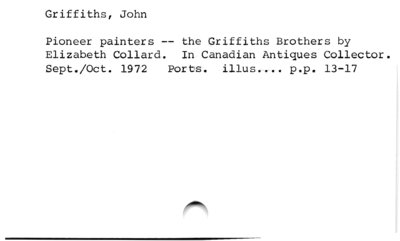 Griffiths, John