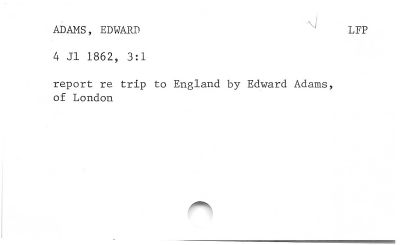 Adams, Edward - L.F.P.