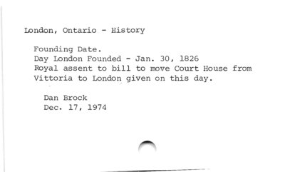 London, Ontario - History