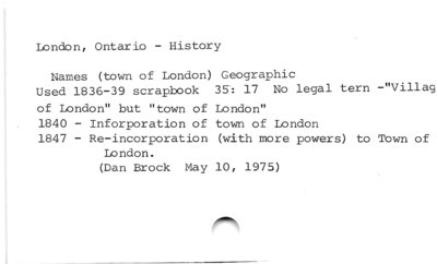 London, Ontario - History