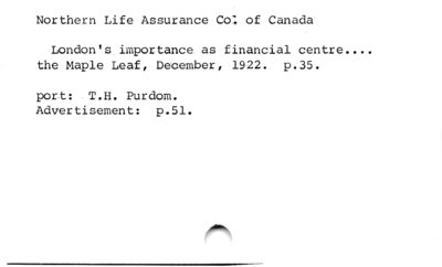 Northern Life Assurance Co. of Canada