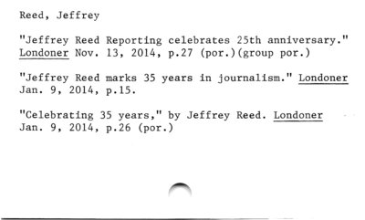 Reed, Jeffrey