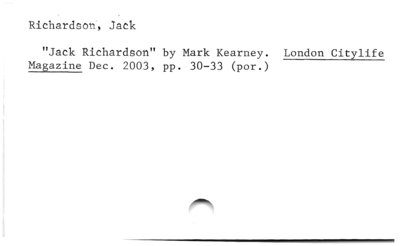 Richardson, Jack