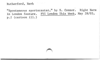 Rutherford, Herb