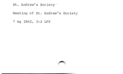 St. Andrew's Society