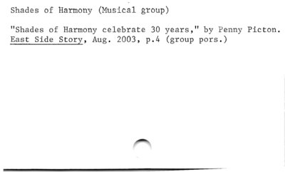 Shades of Harmony (Musical group)