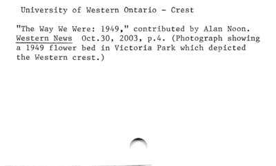 University of Western Ontario - Crest