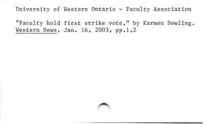 University of Western Ontario - Faculty Association