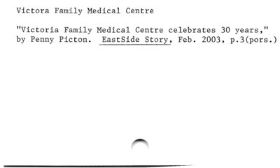 Victoria Family Medical Centre