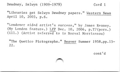 Dewdney, Selwyn (1909—1979).