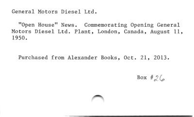 General Motors Diesel Ltd.