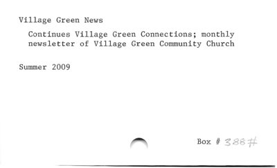 Village Green News.