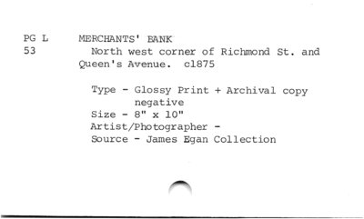 Merchant's Bank.