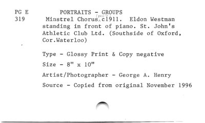 Portraits - Groups.