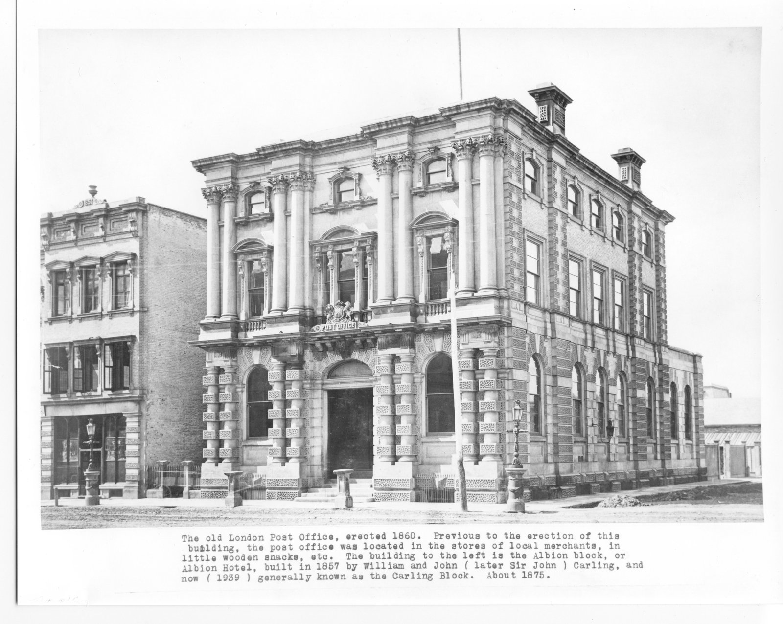 Post Office, London, Ontario: London Room Digital Collections