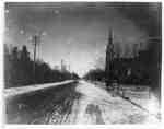 Queen's Avenue, looking west towards St. Andrew's Presbyterian Church, London, Ontario