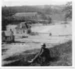 Pumphouse and Waterworks Dam at Springbank Park, view towards the north, London, Ontario