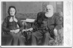Portrait of an unidentified seated older couple, London, Ontario