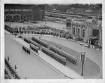 Royal Visit, 1939 - King George VI and Queen Elizabeth at C.N.R. Station, London, Ontario