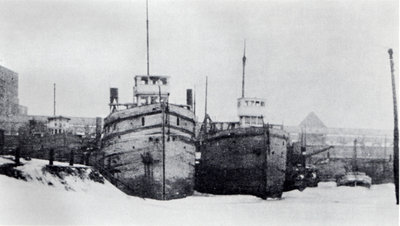 Senator Derbyshire, Cabot and James W. Follette in layup