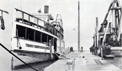 Clark Bros. at Ward's Island dock