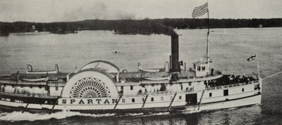 SPARTAN leaving Alexandria Bay, N. Y.